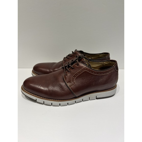 Johnston & Murphy Men\'s Leather Lace Up Oxford Shoes Size 9W Style 27-1744 main image 5